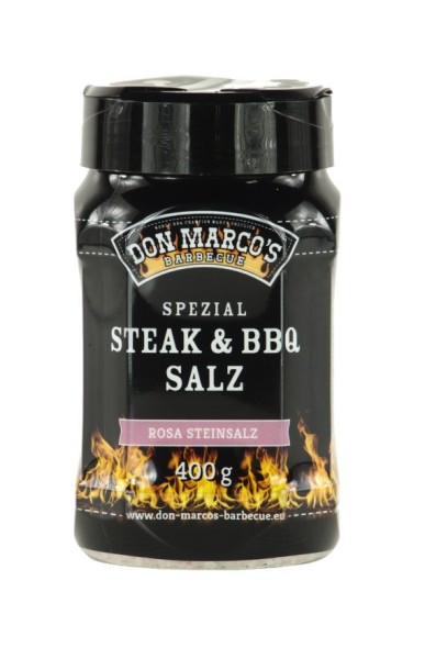 Spezial Steak & BBQ Salz “Rosa Steinsalz” 400g