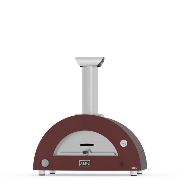 Alfa BRIO HYBRID Pizzaofen Antique Red