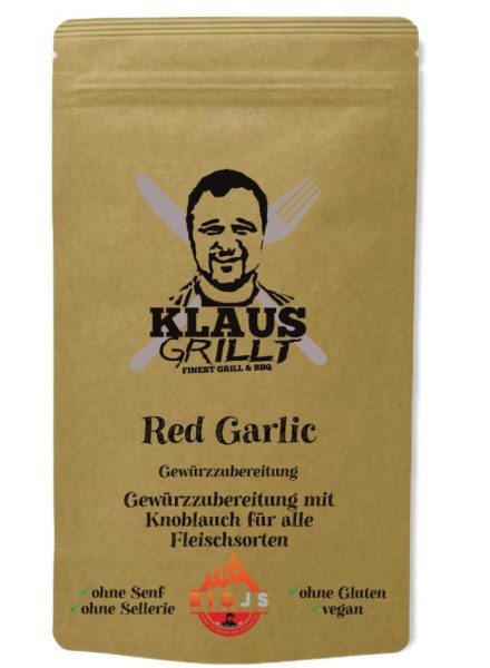 KLAUS GRILLT Red Garlic 250g Beutel