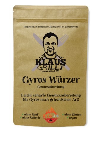 KLAUS GRILLT Gyros Würzer 250g Beutel