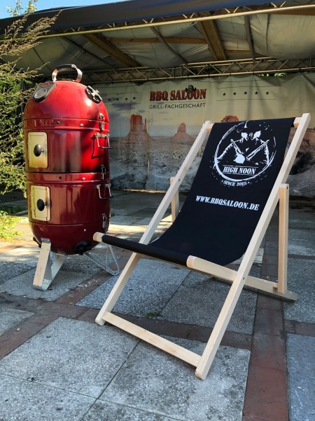 BBQ Saloon Sonnenliege HIGH NOON schwarz