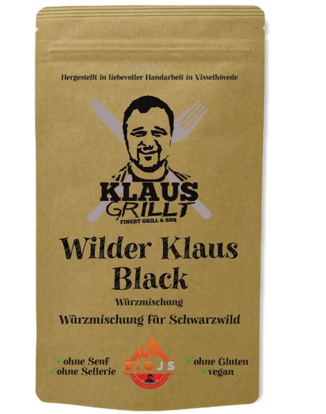 KLAUS GRILLT Wilder Klaus black 150g Beutel