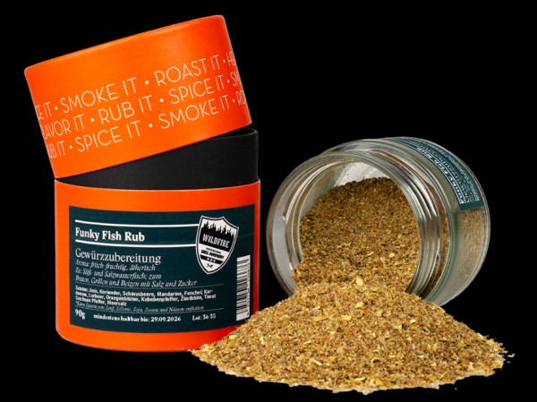 Big Green Wildfire Funky Fish Rub 90g