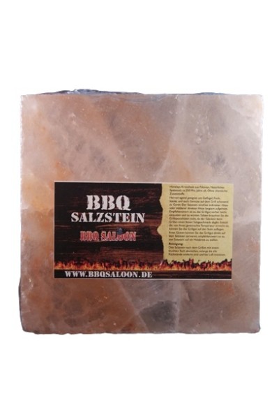 BBQ Saloon Salzstein ca.20x20x2,5 cm / 2,25kg