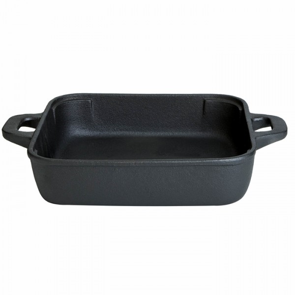 Eisengusspfanne quadtratisch 25x25x6cm