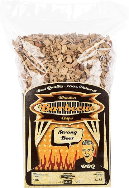 WOOD SMOKING CHIPS Strong Beer - Bier Eiche 1kg