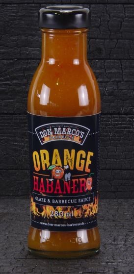 Don Marcos Orange Habanero Glaze & BBQ Sauce 275ml