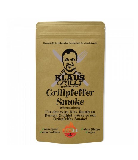 Grillpfeffer Smoke 250 g Beutel Klaus Grillt