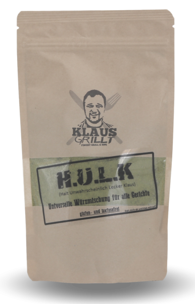 HULK Rub von Klaus grillt Beutel 