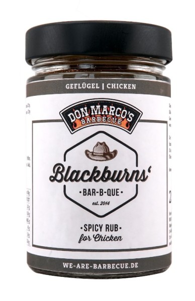 Blackburns - Spicy Rub for Chicken 200gr Glas