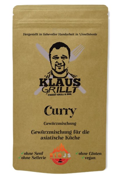 KLAUS GRILLT Curry 200g Beutel