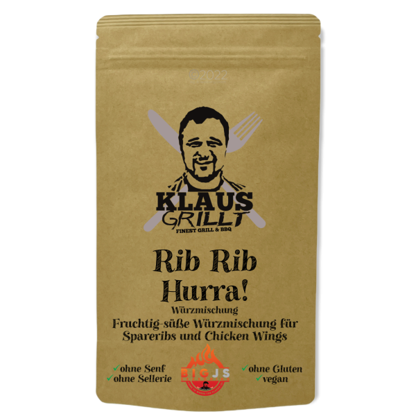 KLAUS GRILLT Rib Rib Hurra 250g Beutel