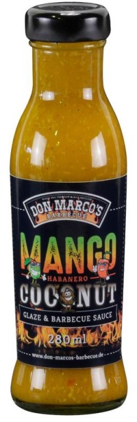Don Marcos Mango Habanero Coconut Sauce 275ml