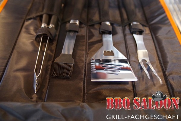 BBQ Saloon Edelstahl-Grillbesteck-Set 5tlg.