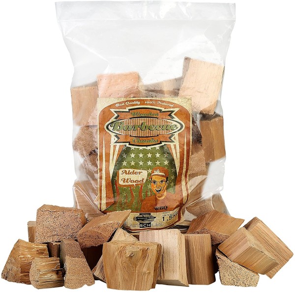 WOOD CHUNKS Alder - Erle 1,5kg