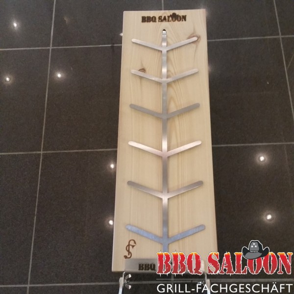 BBQ Saloon Flammlachsbrett 6mm Nut -geschraubt-