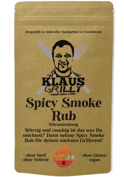 Spicy Smoke Rub 250 g Beutel Klaus Grillt