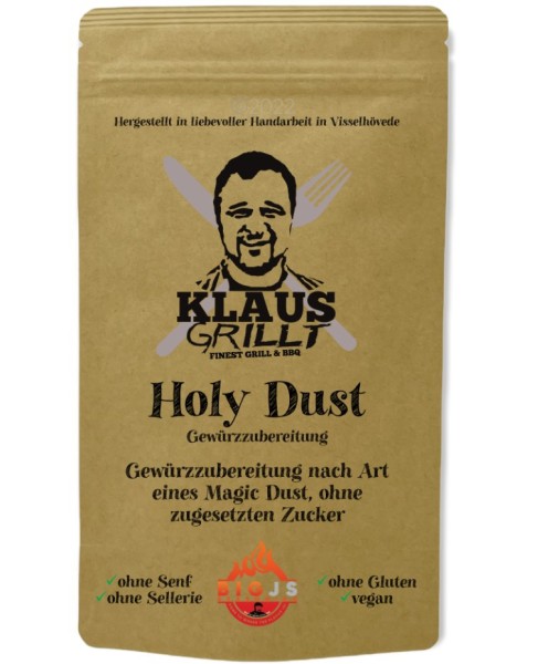 KLAUS GRILLT Holy Dust BBQ-Rub 250gr Beutel