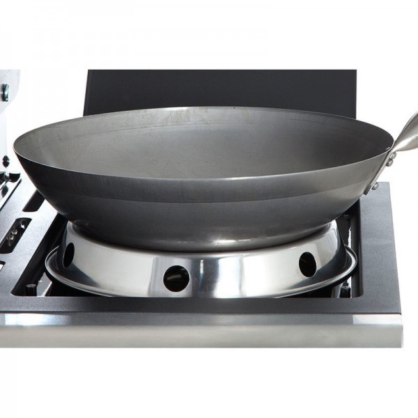 Wok-Set, Wokpfanne Ø 33 cm + Wockring