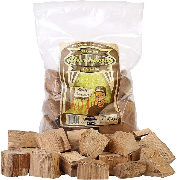 WOOD CHUNKS Oak - Eiche 1,5kg