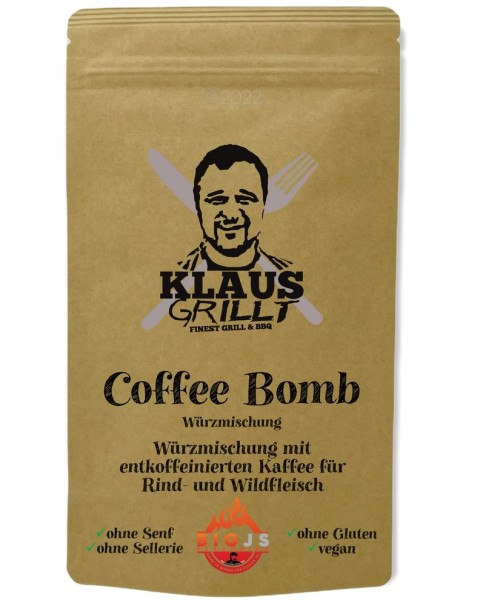 KLAUS GRILLT COFFEE BOMB 250g Beutel