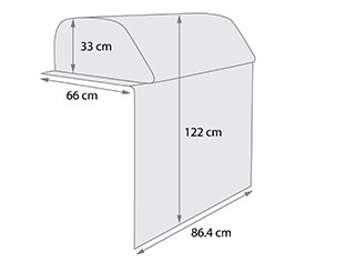 BROIL KING - SCHUTZHÜLLE 400ER BUILT-IN