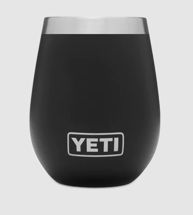 YETI Thermobecher Weinbecher 296ml schwarz