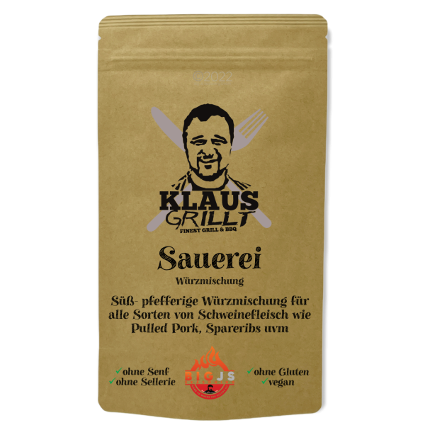 KLAUS GRILLT Sauerei Rub 250g Beutel