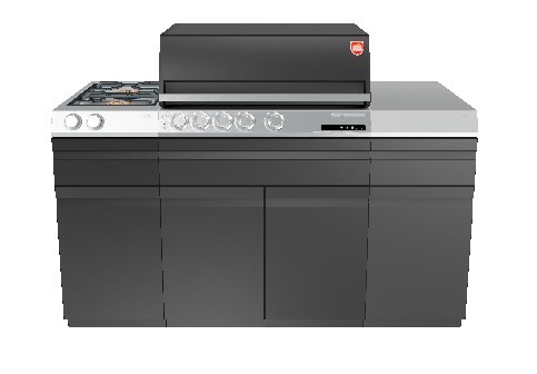 Otto Wilde G32" Gasgrill, Kochfeld + Stauraummodul