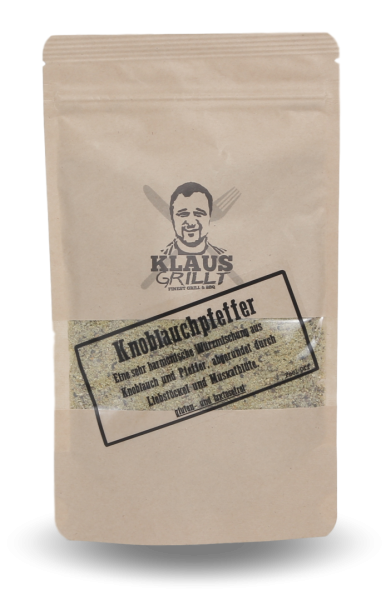 Knoblauchpfeffer von Klaus grillt Beutel