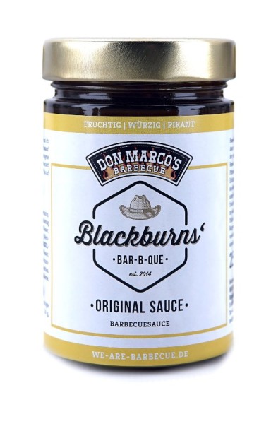 Blackburns- Original BBQ Sauce 250 ml Glas