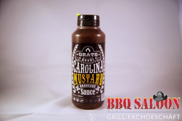 CAROLINA MUSTARD BBQ Sauce, 265g Flasche