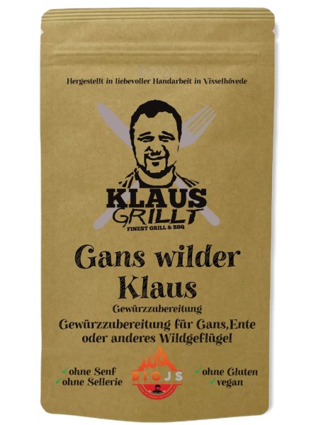 KLAUS GRILLT Gans wilder Klaus 100g Beutel