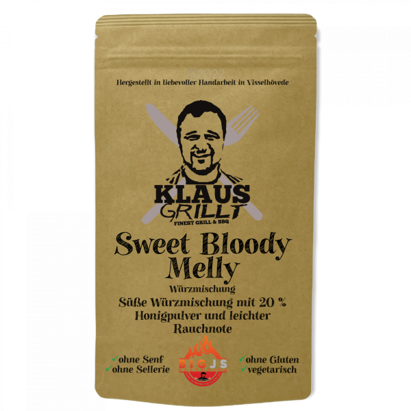 KLAUS GRILLT Sweet Bloody Melly Rub 250g Beutel