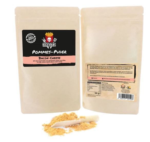 Rock'n'Rub Pommes Puder Bacon Cheese 100g