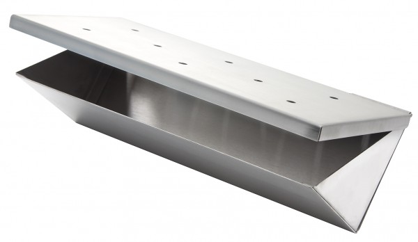 Räucherbox/Smokerbox in V-Form, Edelstahl