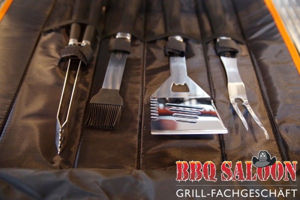 BBQ Saloon Edelstahl-Grillbesteck-Set 5tlg.