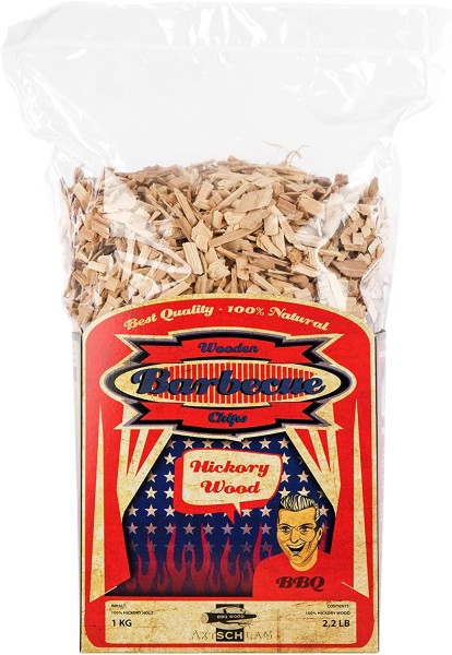 WOOD SMOKING CHIPS Hickory 1kg