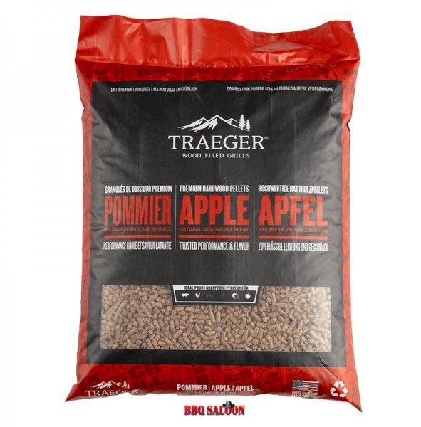 Traeger BBQ-Holzpellets Apfel, 9 kg Sack