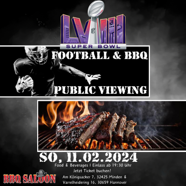 Football&BBQ - So.11.02.24 – Minden 1 Ticket