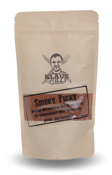 Smoky Porky Rub von Klaus grillt Beutel 