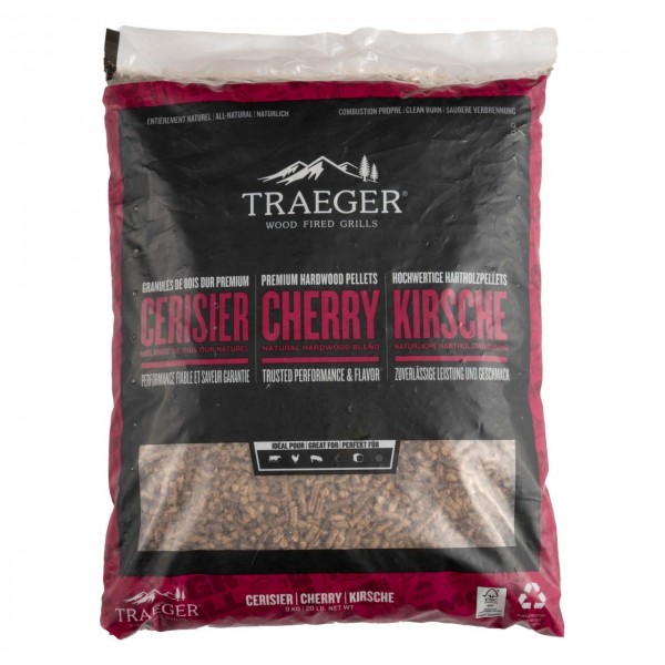 Traeger BBQ-Holzpellets FSC Kirsche 9 kg Sack