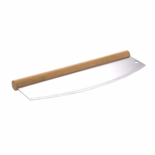 Pizzaschneider-Wiegemesser Edelstahl 35x